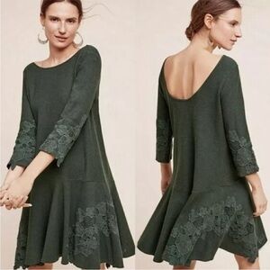 ▶️ Anthropologie ◀️ Maeve Tierra Lace Sweater Dress. Small